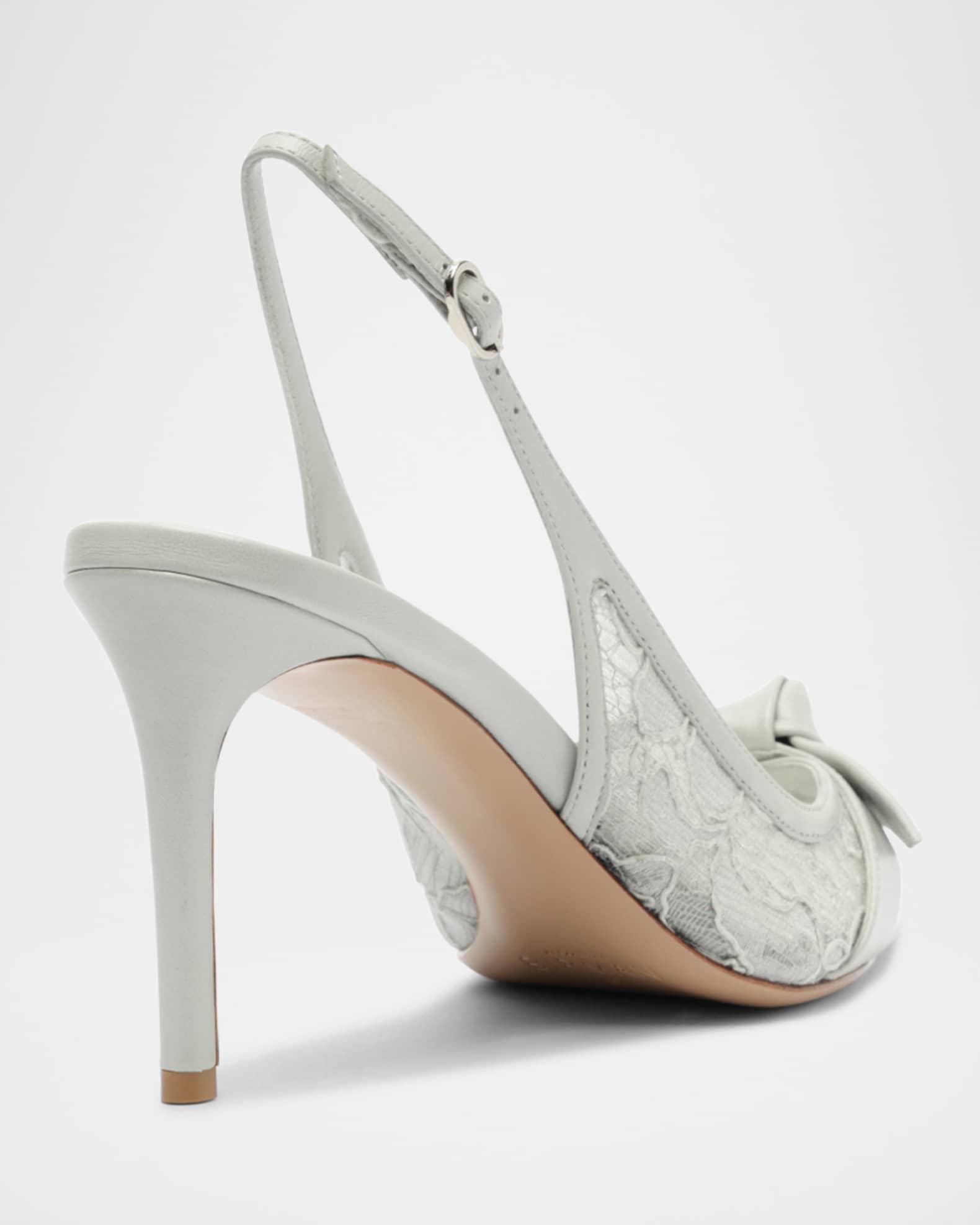 Classic Clarita Lace Slingback Pumps Product Image