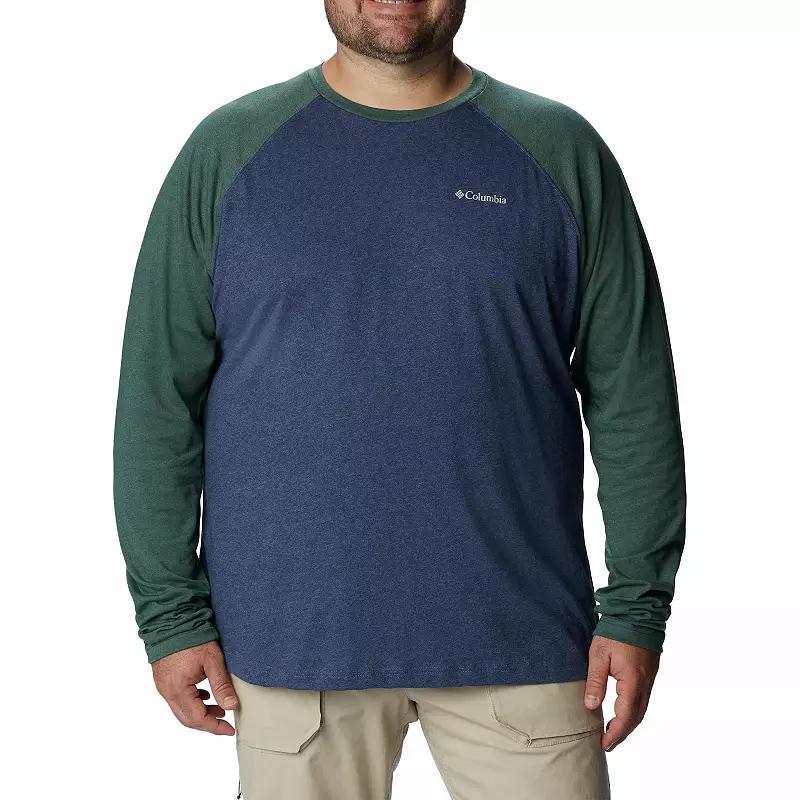 Big & Tall Columbia Thistletown Hills™ Raglan Long Sleeve Shirt, Men's,  Product Image