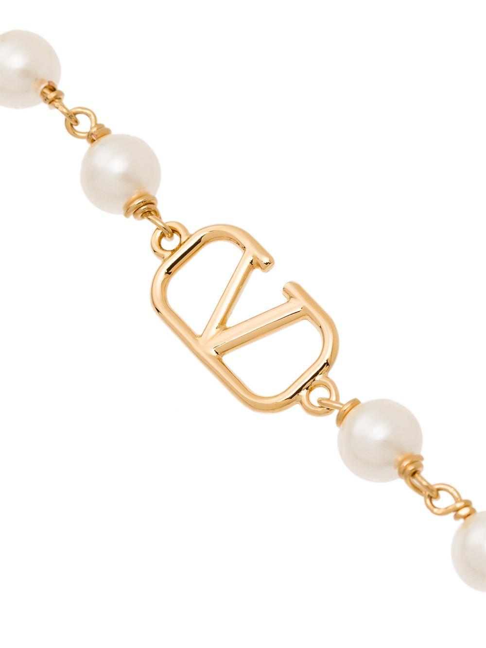 VLogo Signature pearl bracelet Product Image