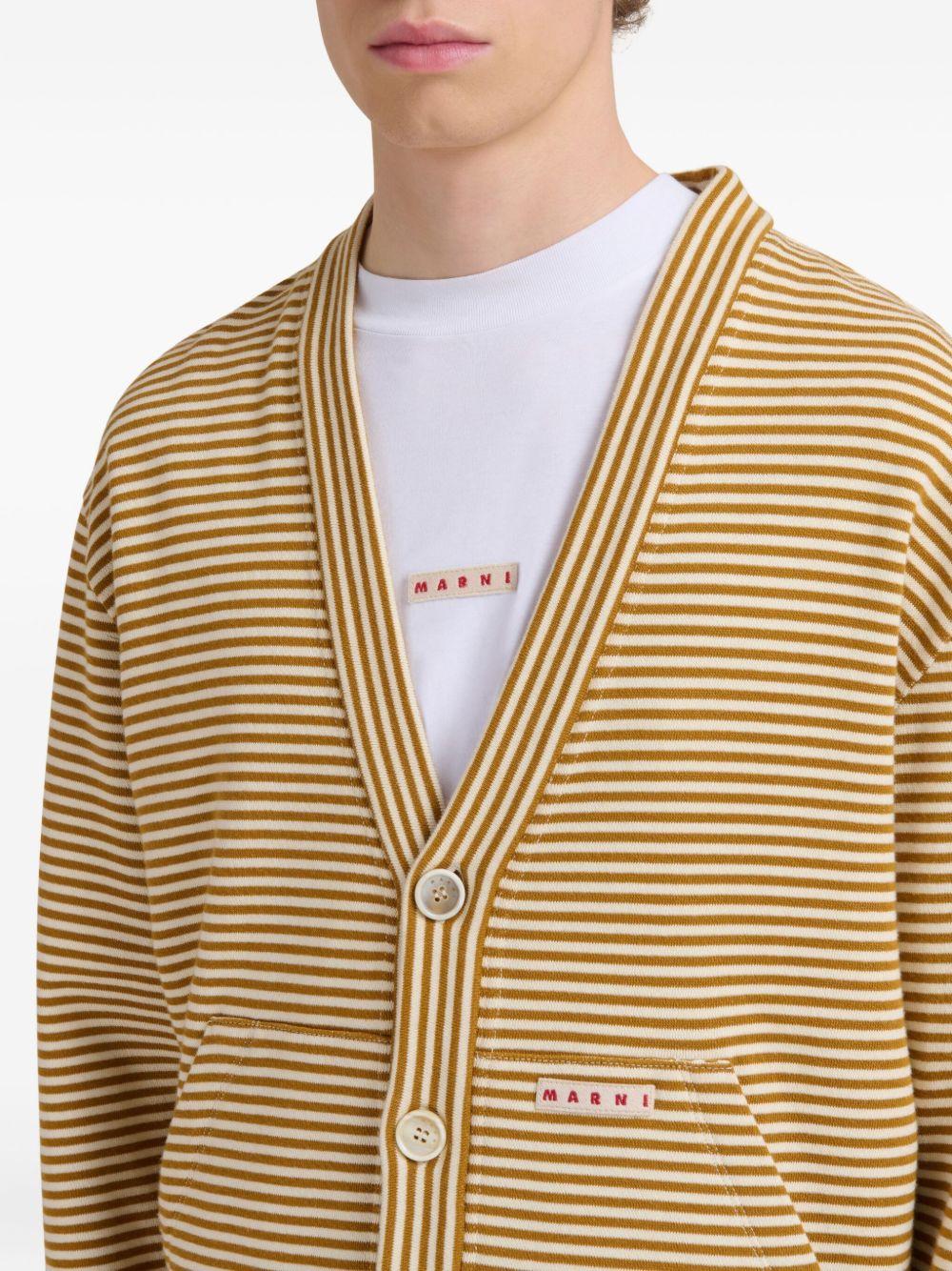 striped button-up cardigan Product Image