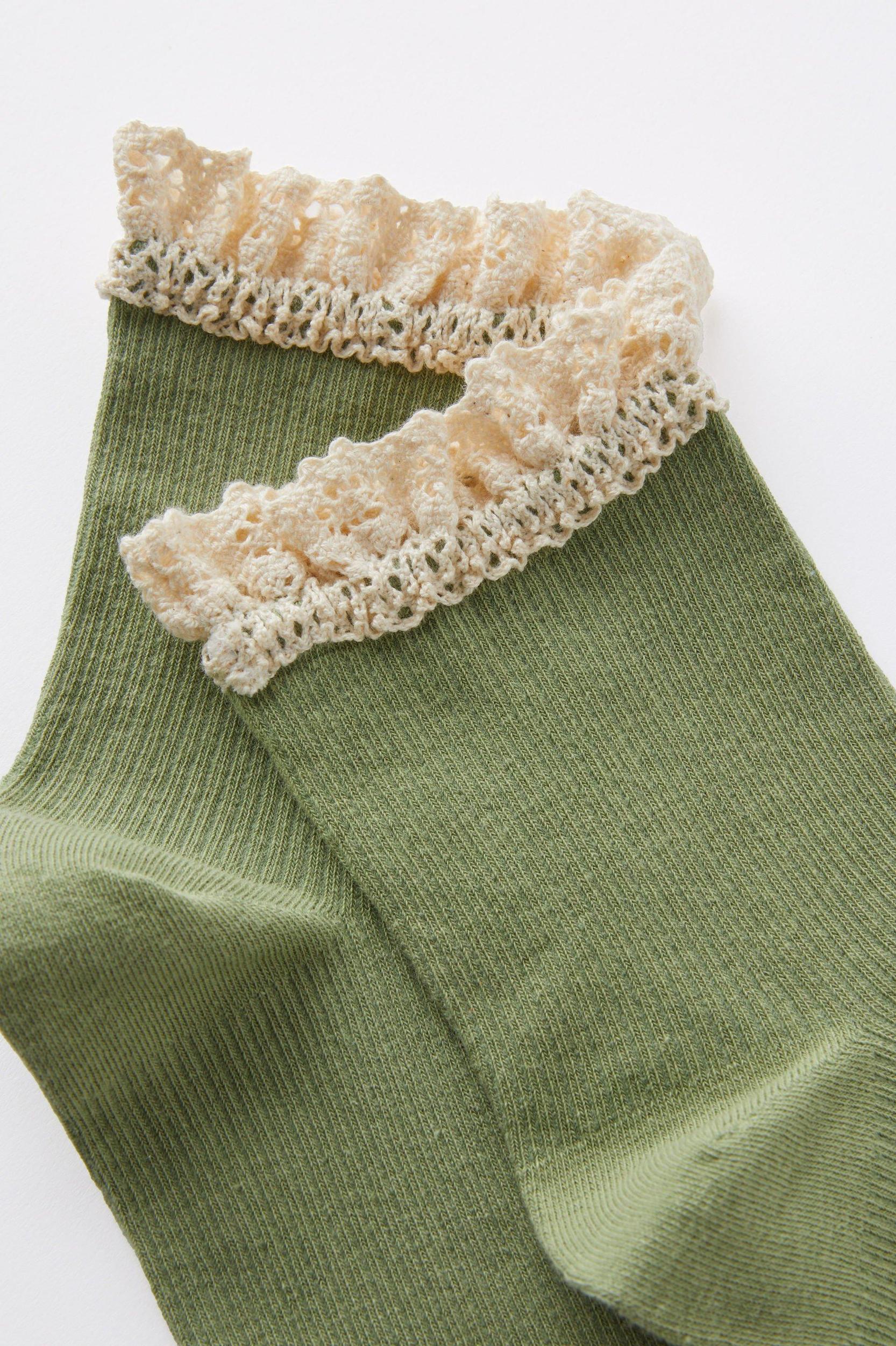 Femme Frill Mid Crew Sock Product Image