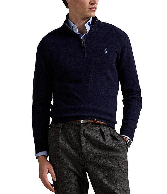 Polo Ralph Lauren Wool Quarter-Zip Sweater Product Image
