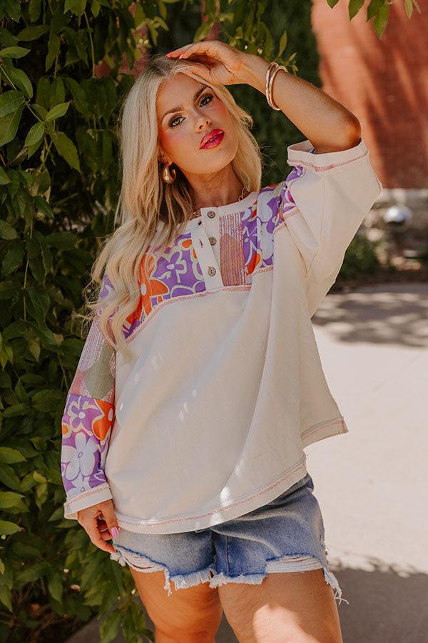 Spring Blooms Shift Top Curves Product Image