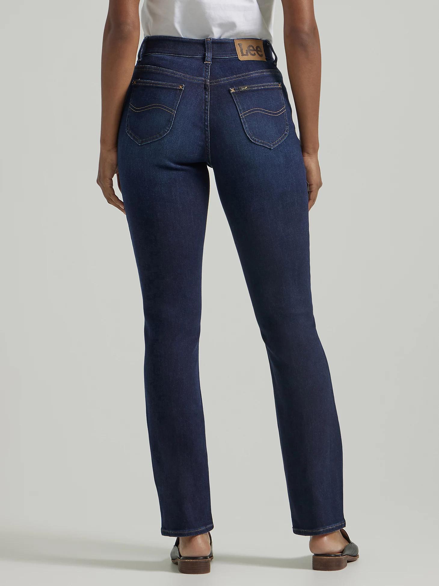 Women's Ultra Lux Comfort with Flex Motion Straight Jean (Petite) | Women's Jeans | Lee® Product Image