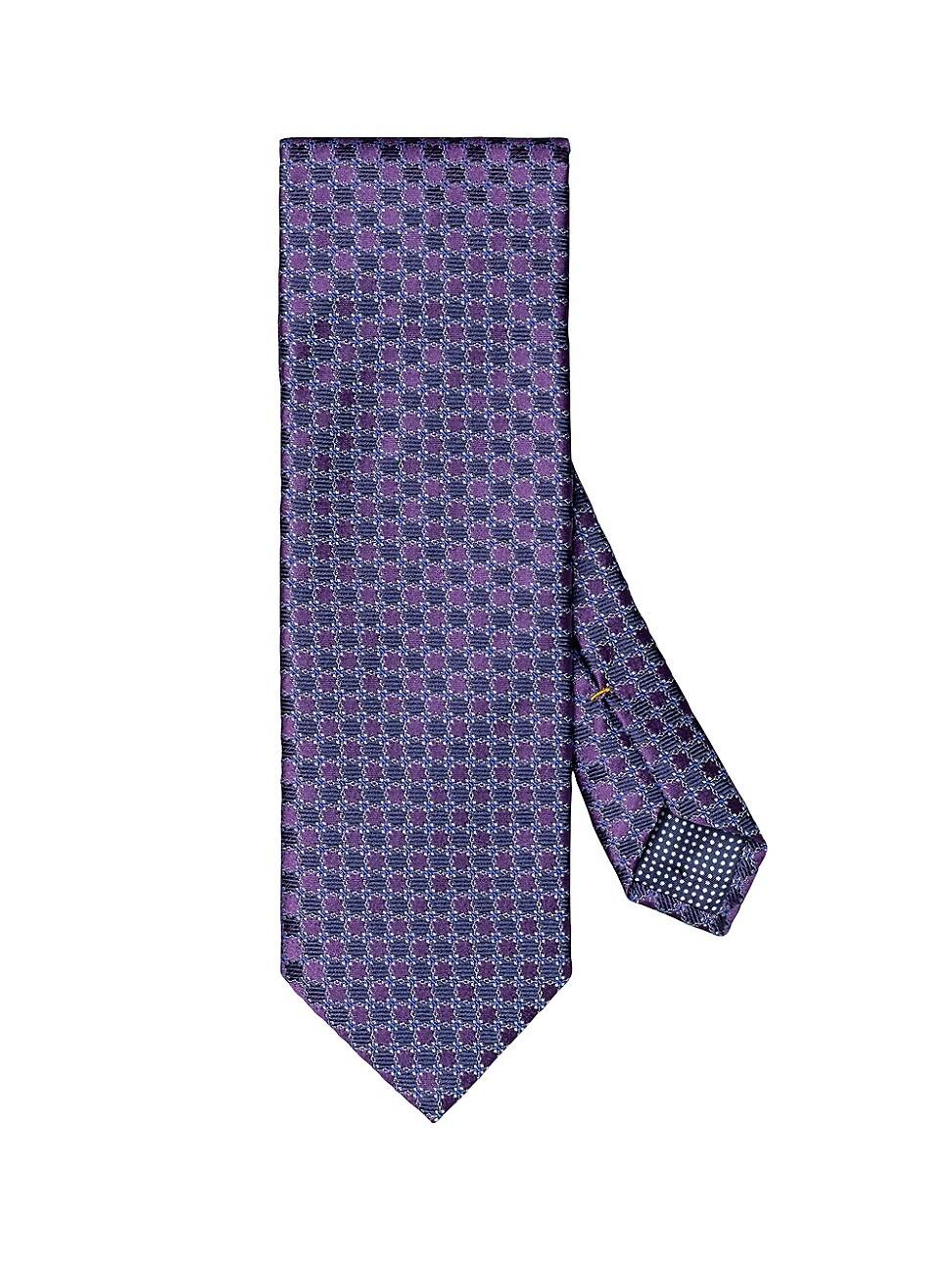 Mens Floral Woven Silk Tie Product Image
