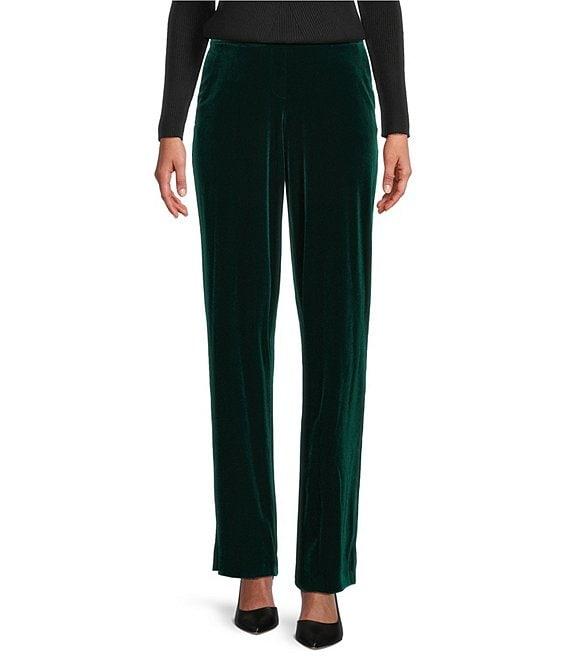 Jones New York Velour Straight Leg Coordinating Pants Product Image