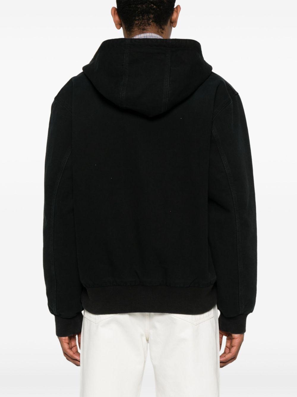 logo patch hooded jacket  Product Image