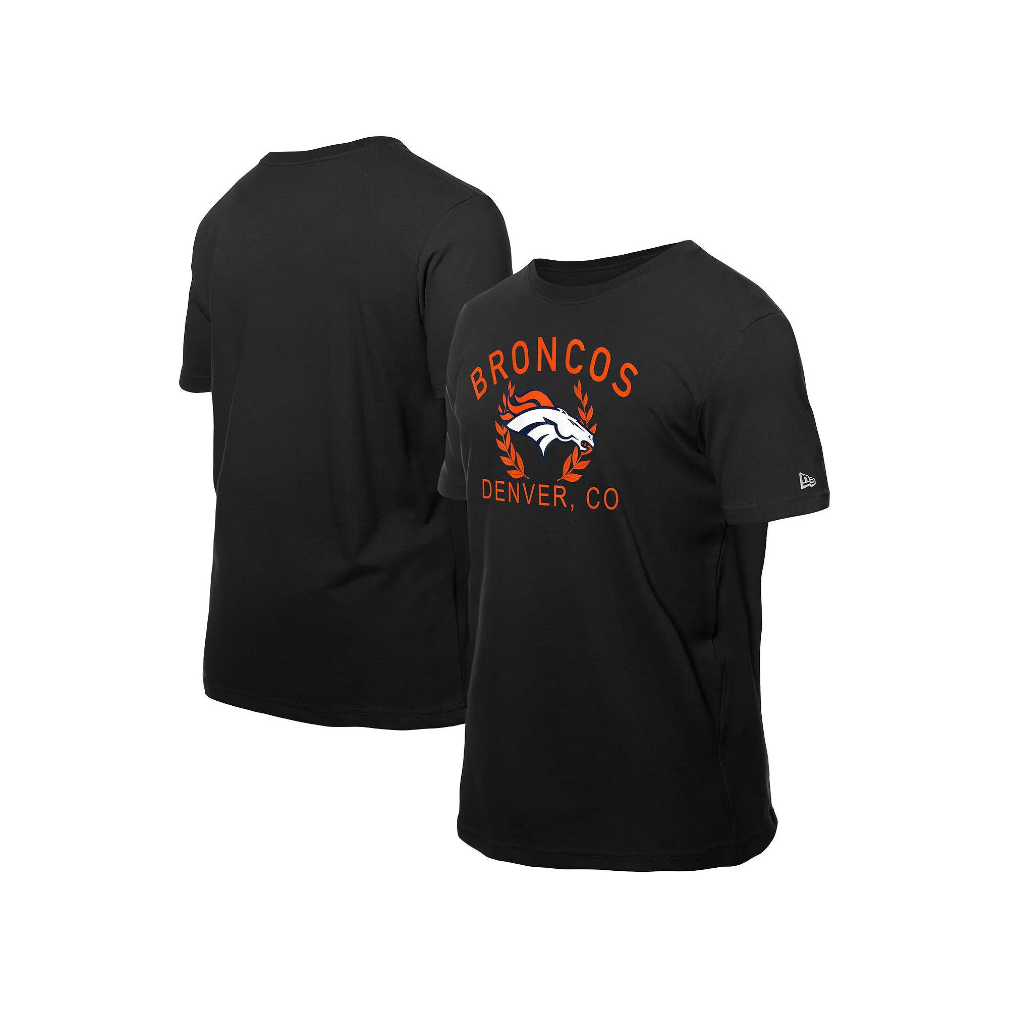 Men's New Era Black Denver Broncos 2025 NFL Draft T-Shirt,  Product Image