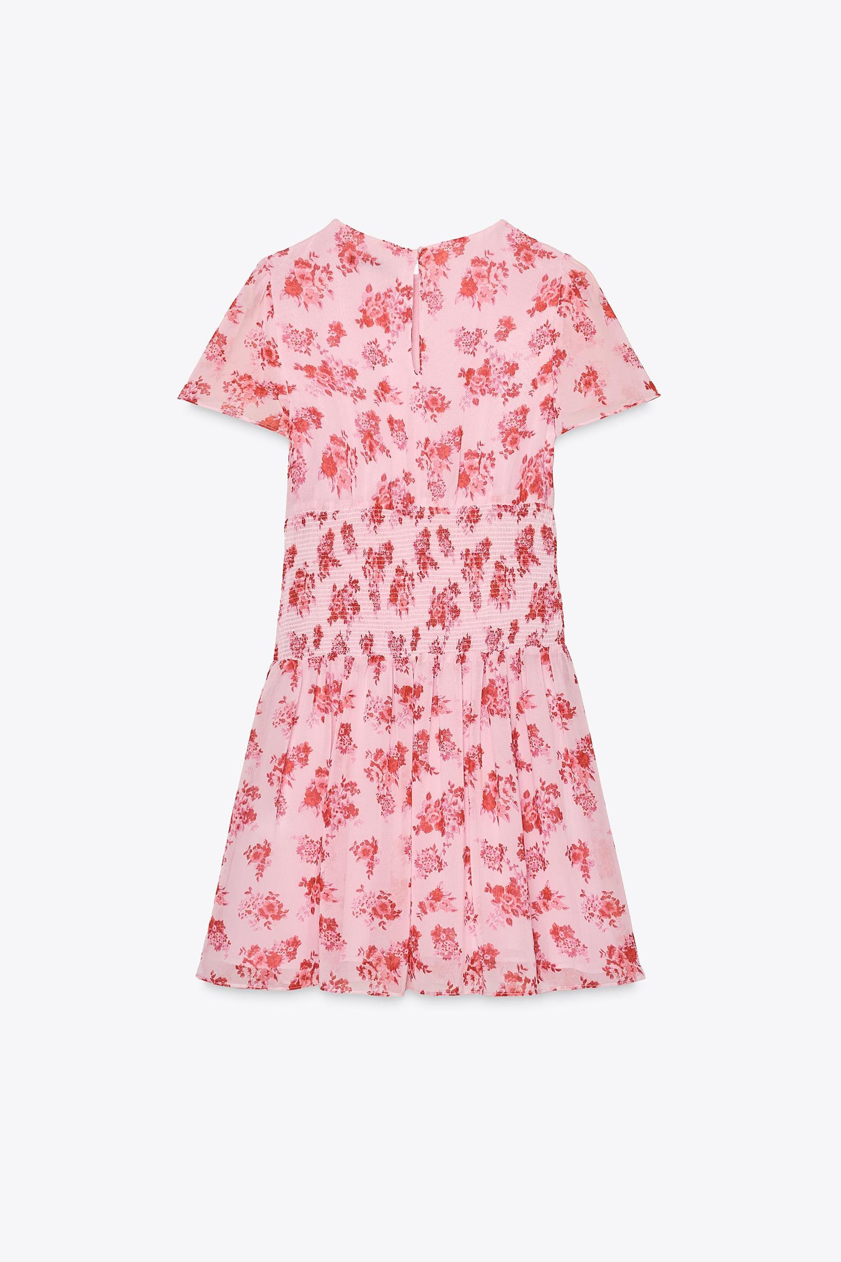 SHORT FLORAL PRINT DRESS Product Image