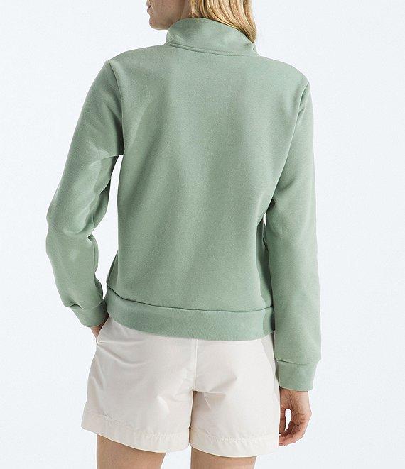 The North Face Evolution Embroidered Logo Mock Neck Quarter Zip Pullover Product Image