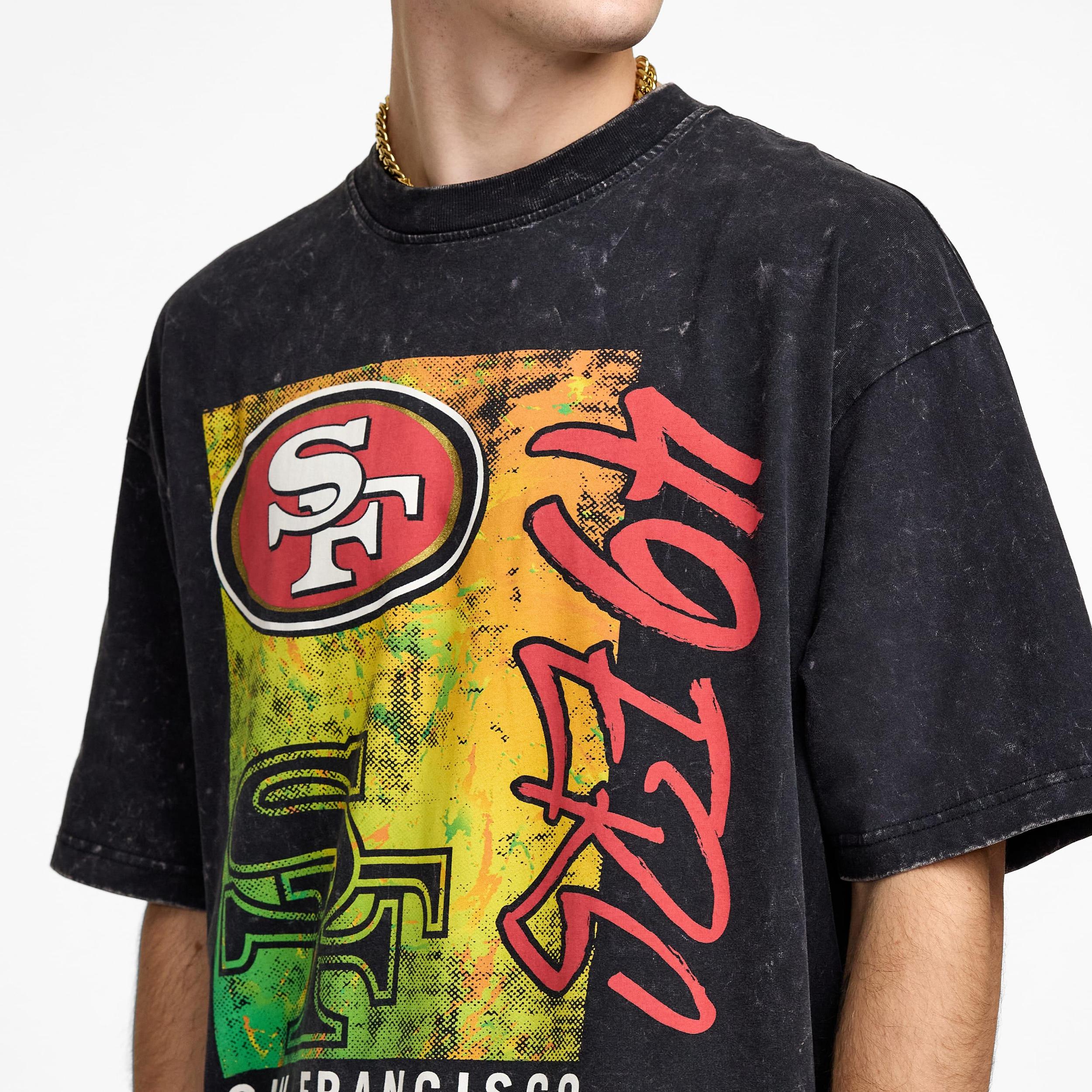 Denver Broncos Sport Classics Boxy Black T-Shirt Male Product Image