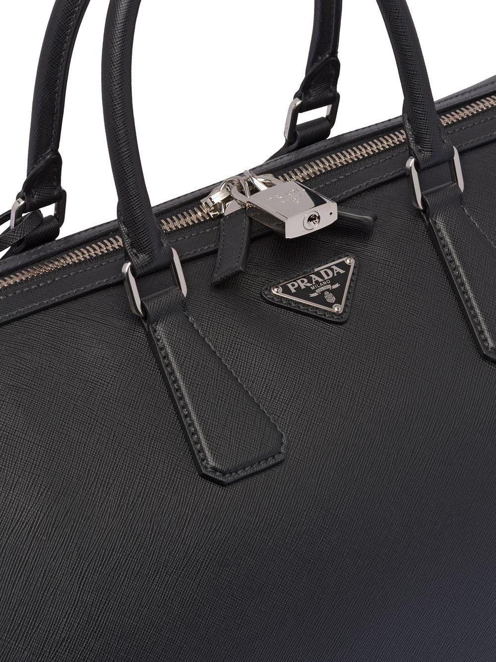 Saffiano leather duffle bag Product Image