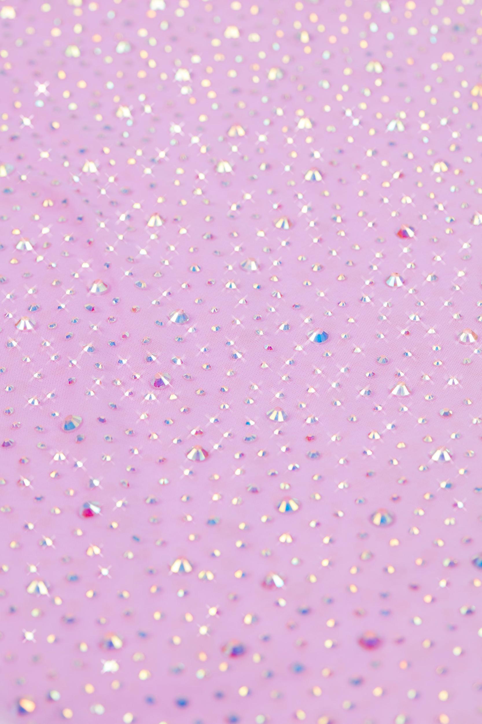 Embellished Cut-Out Mini Dress in Violet Pink Product Image