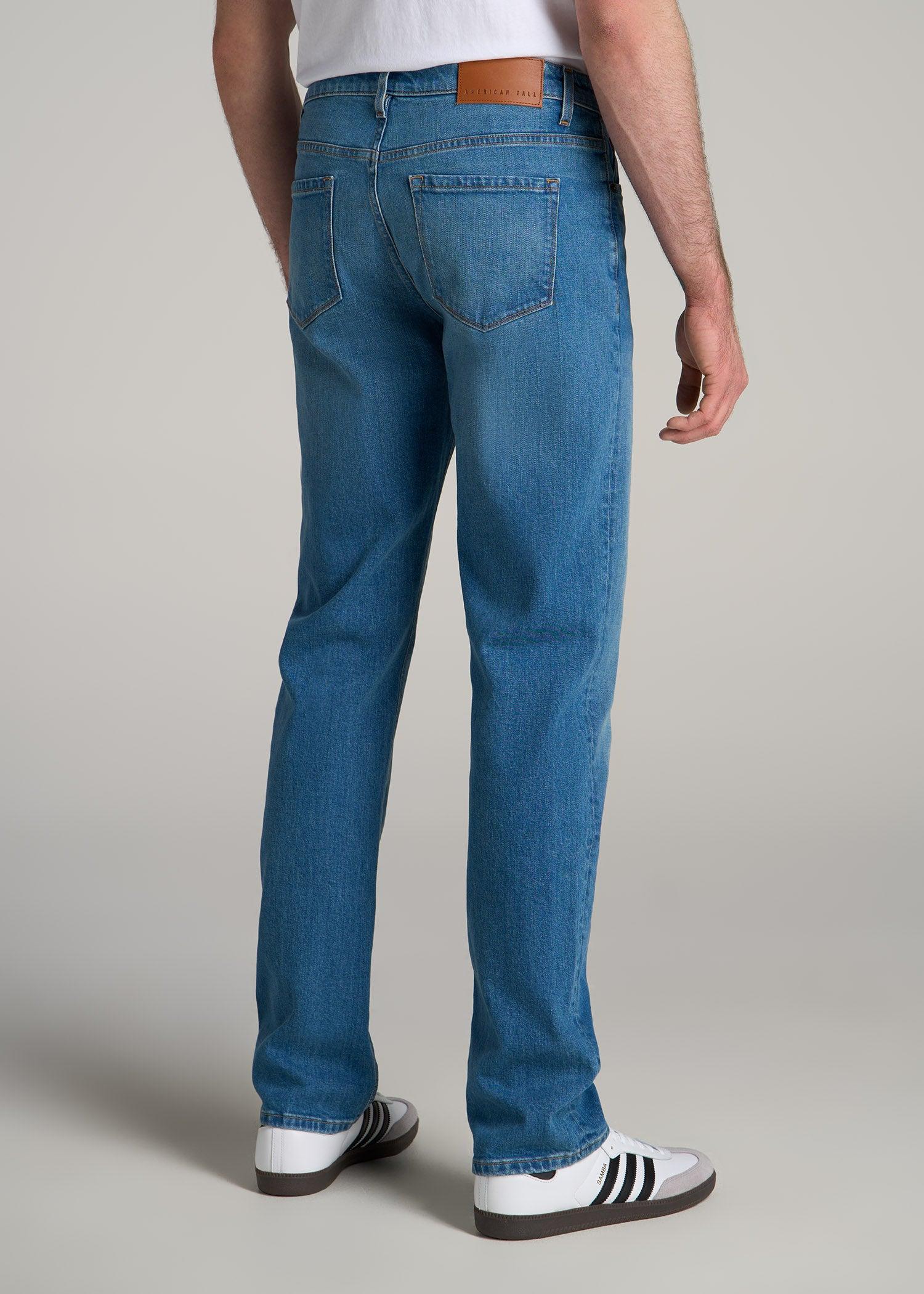 Americana Collection J1 Straight Fit Jeans For Tall Men in Sail Blue Male Product Image