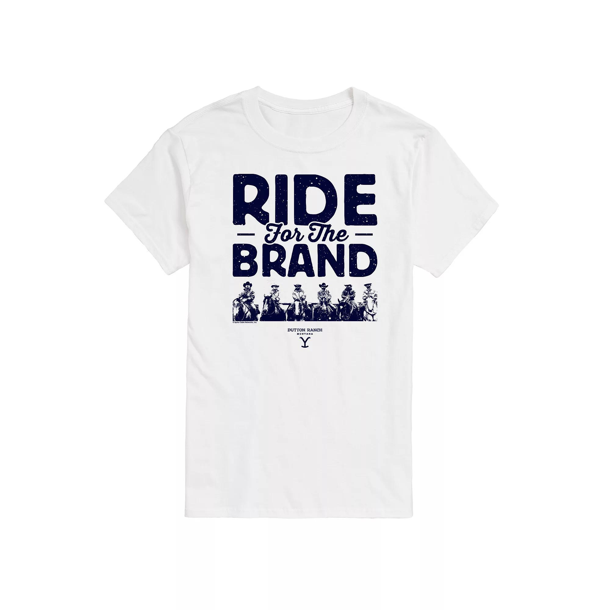 Big & Tall Yellowstone Ride For The Brand Graphic Tee, Men's,  Product Image