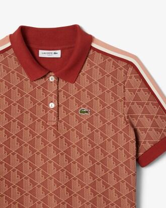 Slim Fit Monogram Jacquard Polo Shirt Product Image