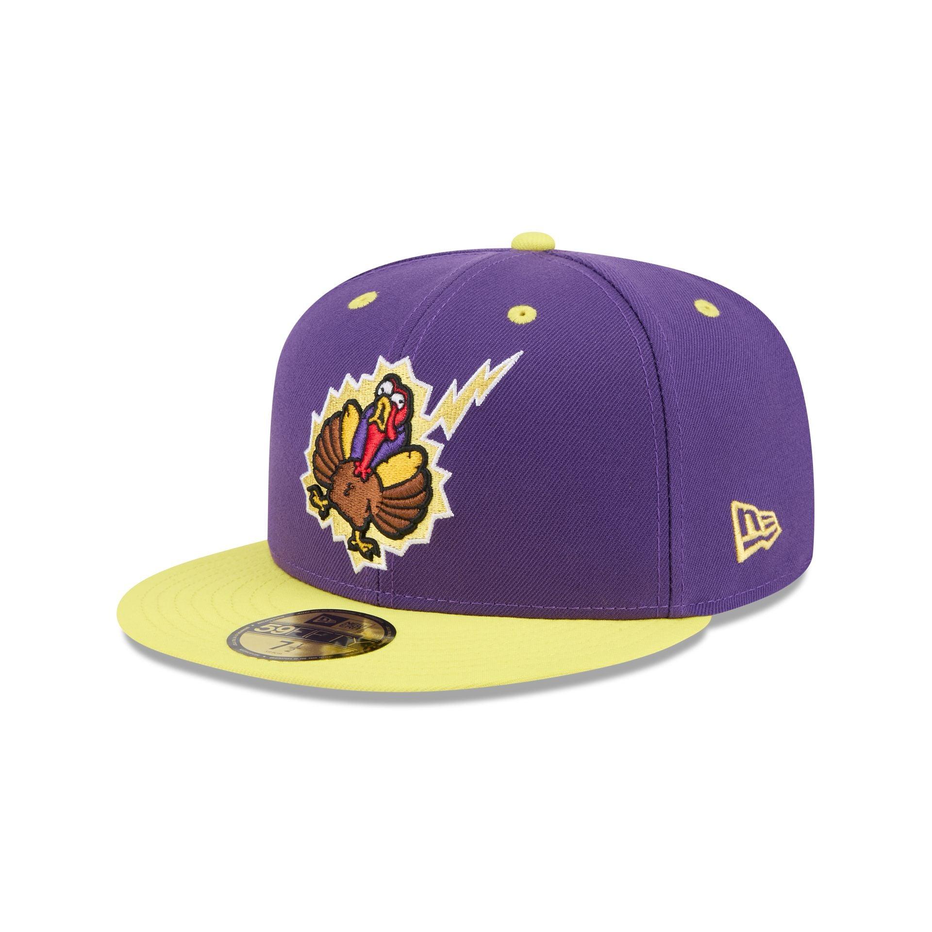 Hartford Yard Goats Theme Night Purple 59FIFTY Fitted Hat Male Product Image