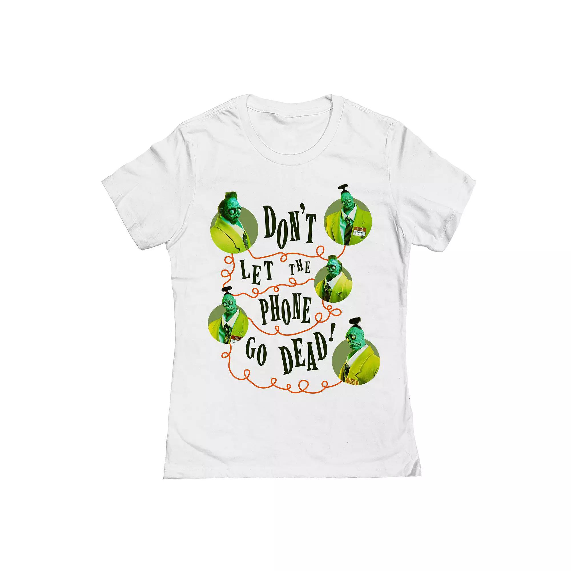 Junior's Don't Let The Phone Go Dead Beetlejuice Graphic Tee, Women's,  Product Image
