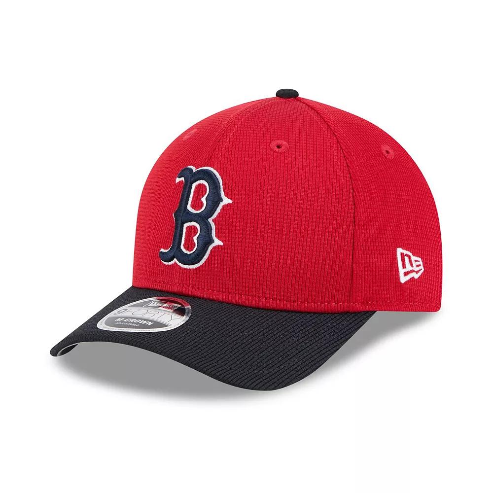 Men's New Era  Red/Black Boston Red Sox 2025 Batting Practice 9FORTY M-Crown Adjustable Hat Product Image