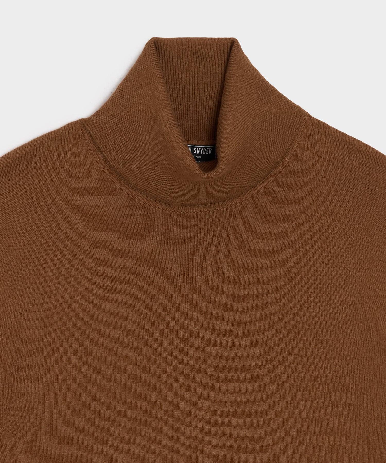 Silk-Cashmere Turtleneck Sweater Product Image