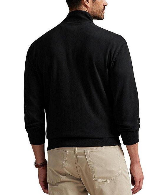 Polo Ralph Lauren Big & Tall Luxury Jersey Quarter-Zip Pullover Product Image