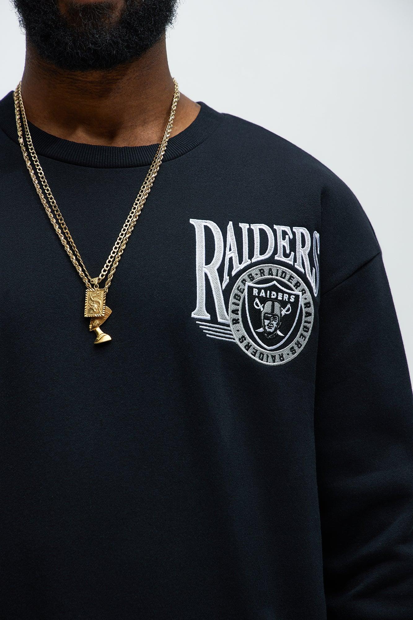 Raiders Crewneck Sweatshirt - Black Male Product Image
