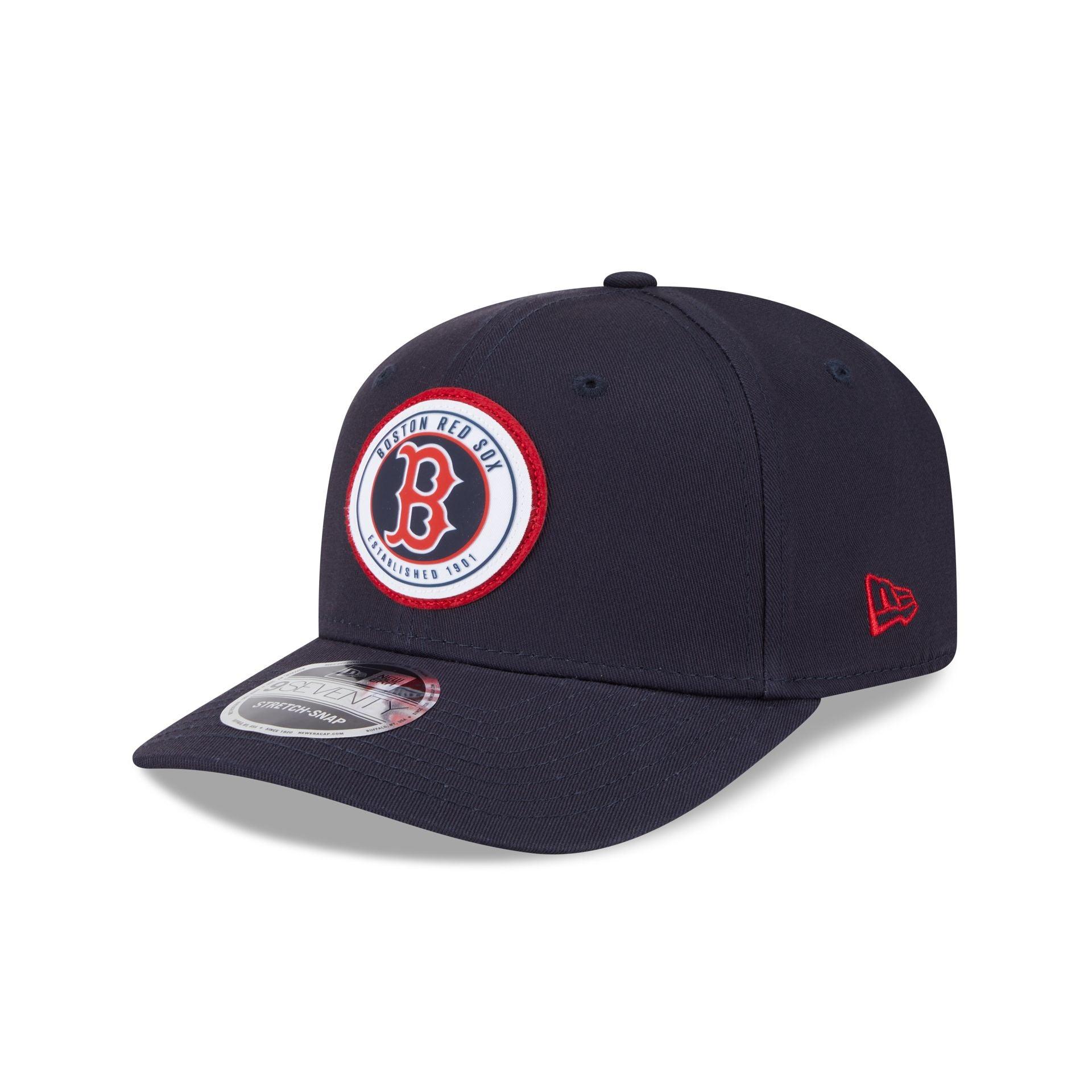 Boston Red Sox Circle Patch 9SEVENTY Stretch-Snap Hat Male Product Image