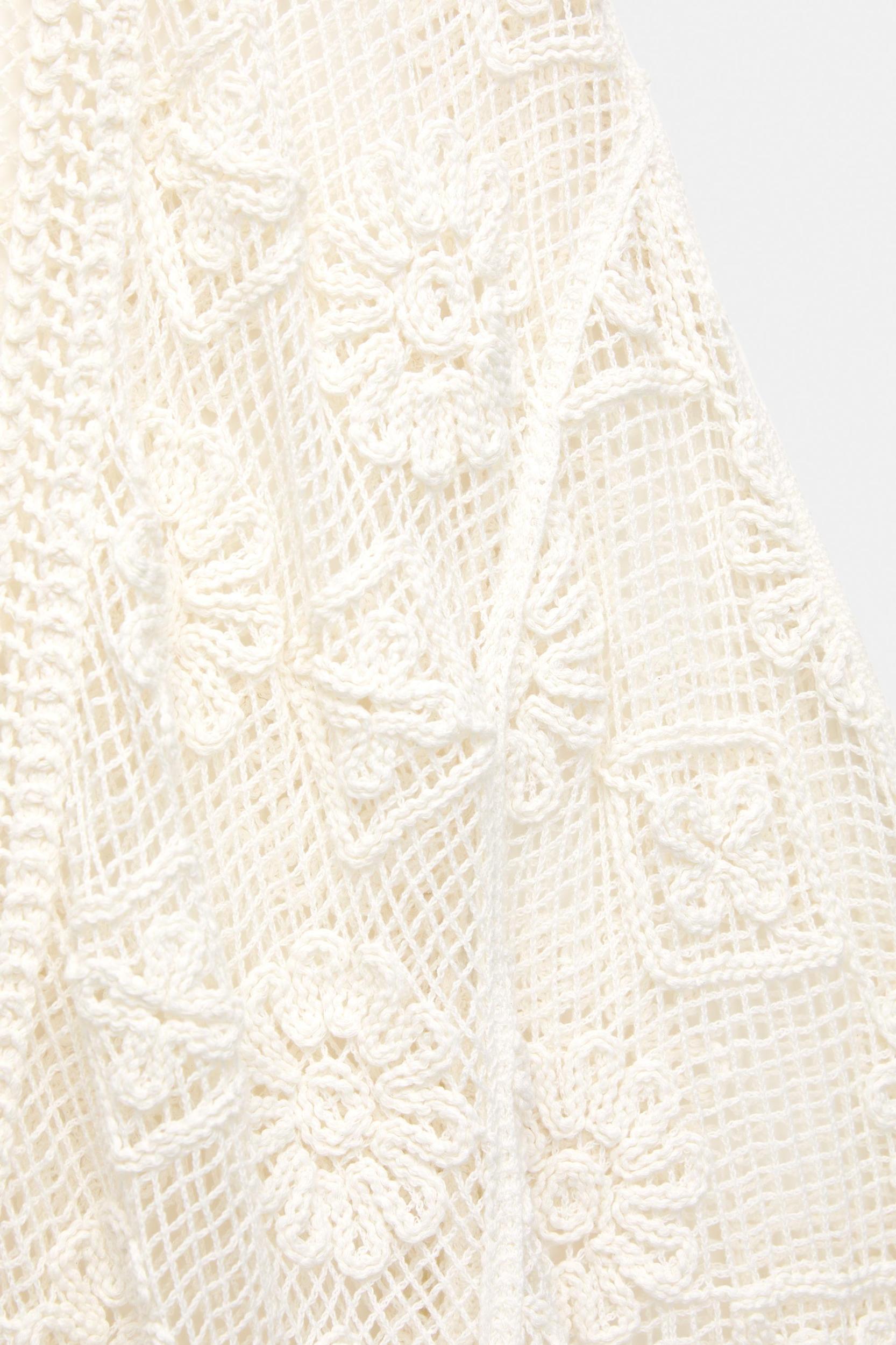 Floral crochet kimono Product Image