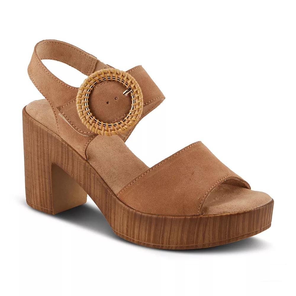 Spring Step Gamona Women's Cork Heeled Sandals,  Product Image