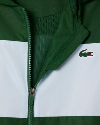 Colour-Block Logo Stripe Tennis Jacket Product Image