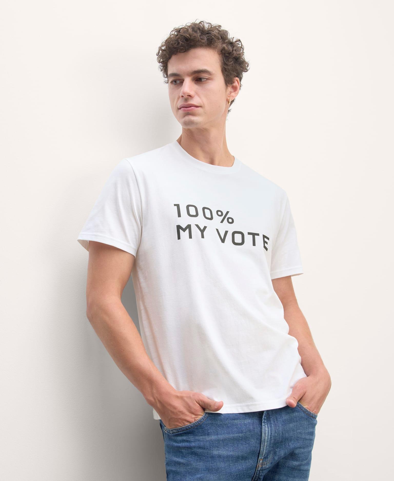 Mens Voter Crew in Essential Cotton T-Shirt by Everlane Product Image