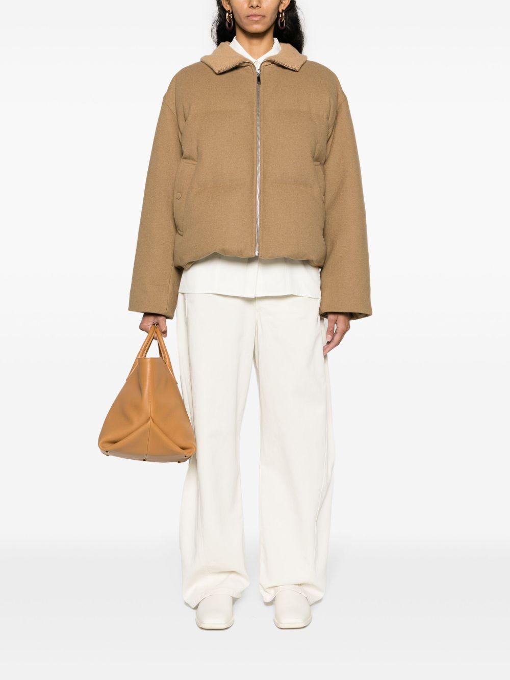 flannel puffer jacket Product Image