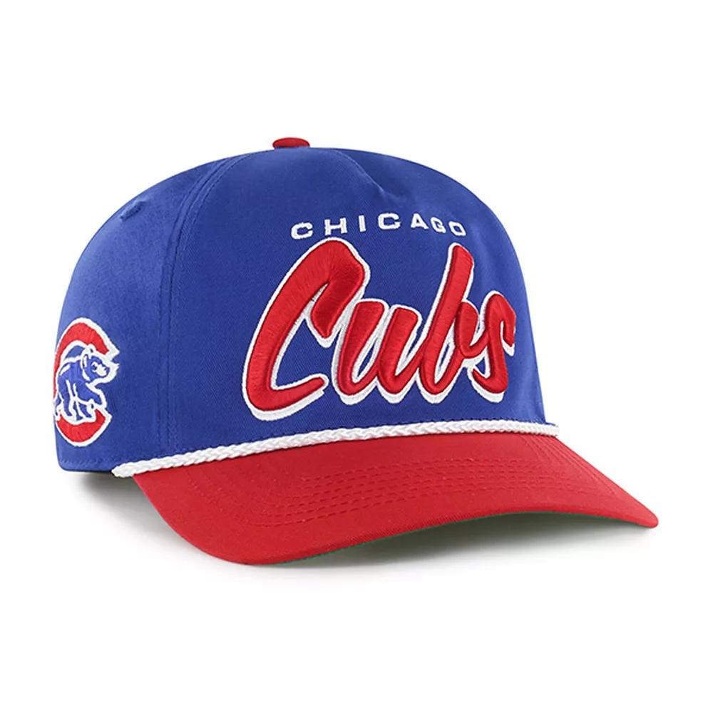 Men's '47 Royal Chicago Cubs Dropshadow Rope Hitch Adjustable Hat, Blue Product Image