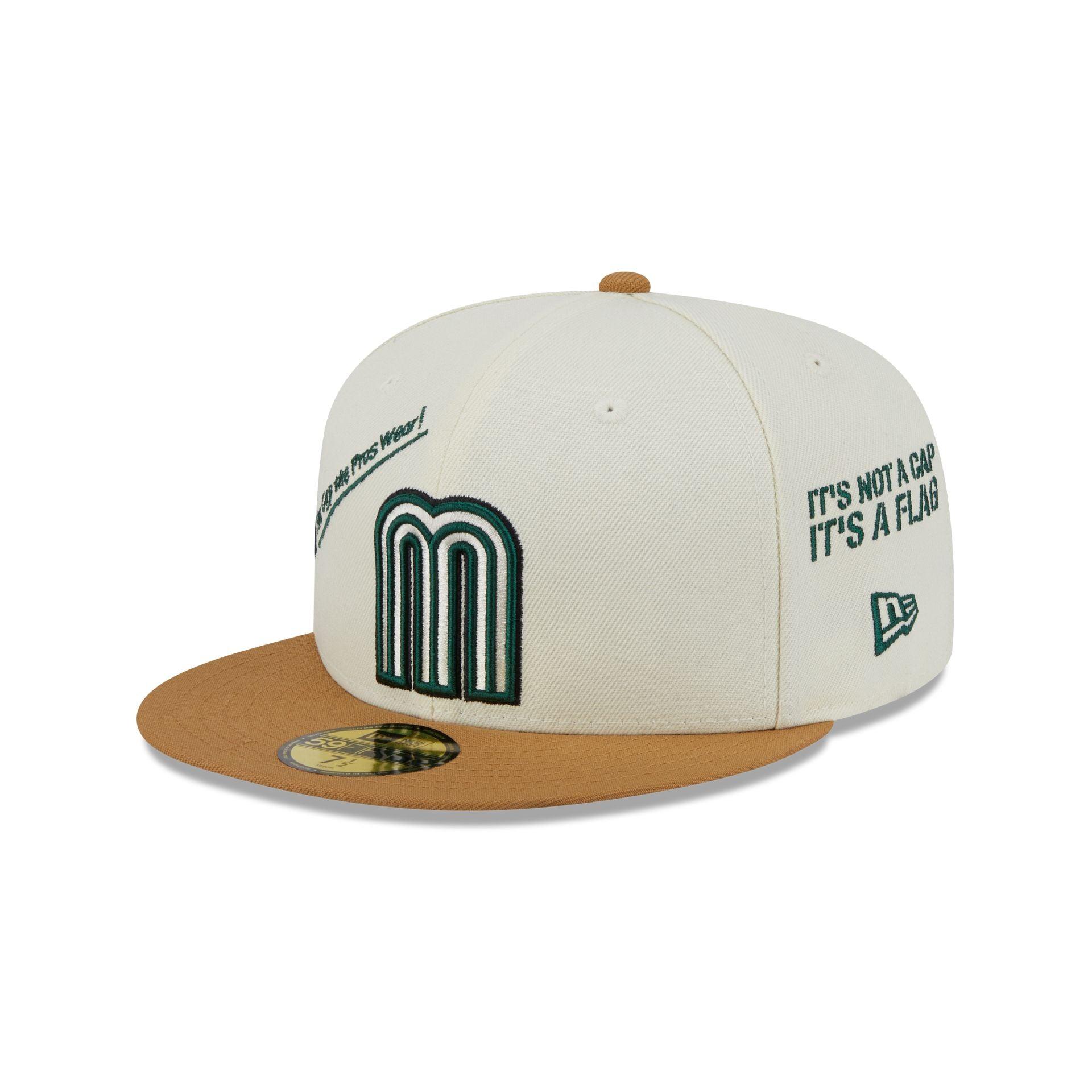 Mexico Baseball New Era Anniversary Logos White 59FIFTY Fitted Hat Male Product Image