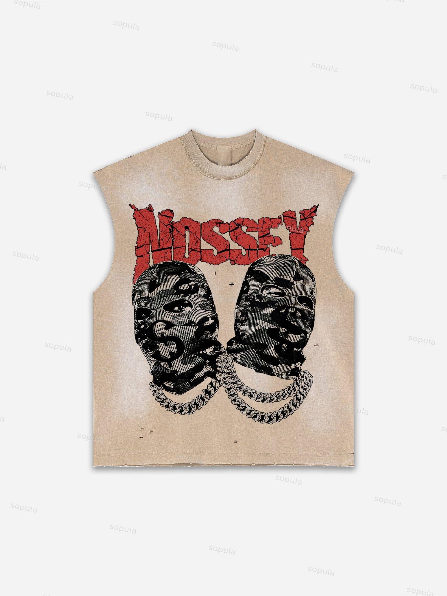 Men's Washed Saint Graphic Child Of God Print Tank Top Product Image