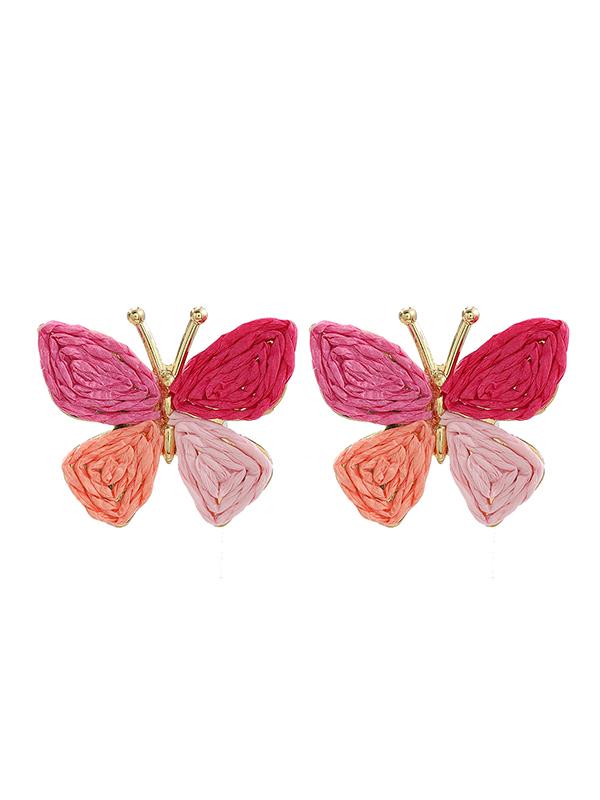 Butterfly Shape Drop Earrings Product Image