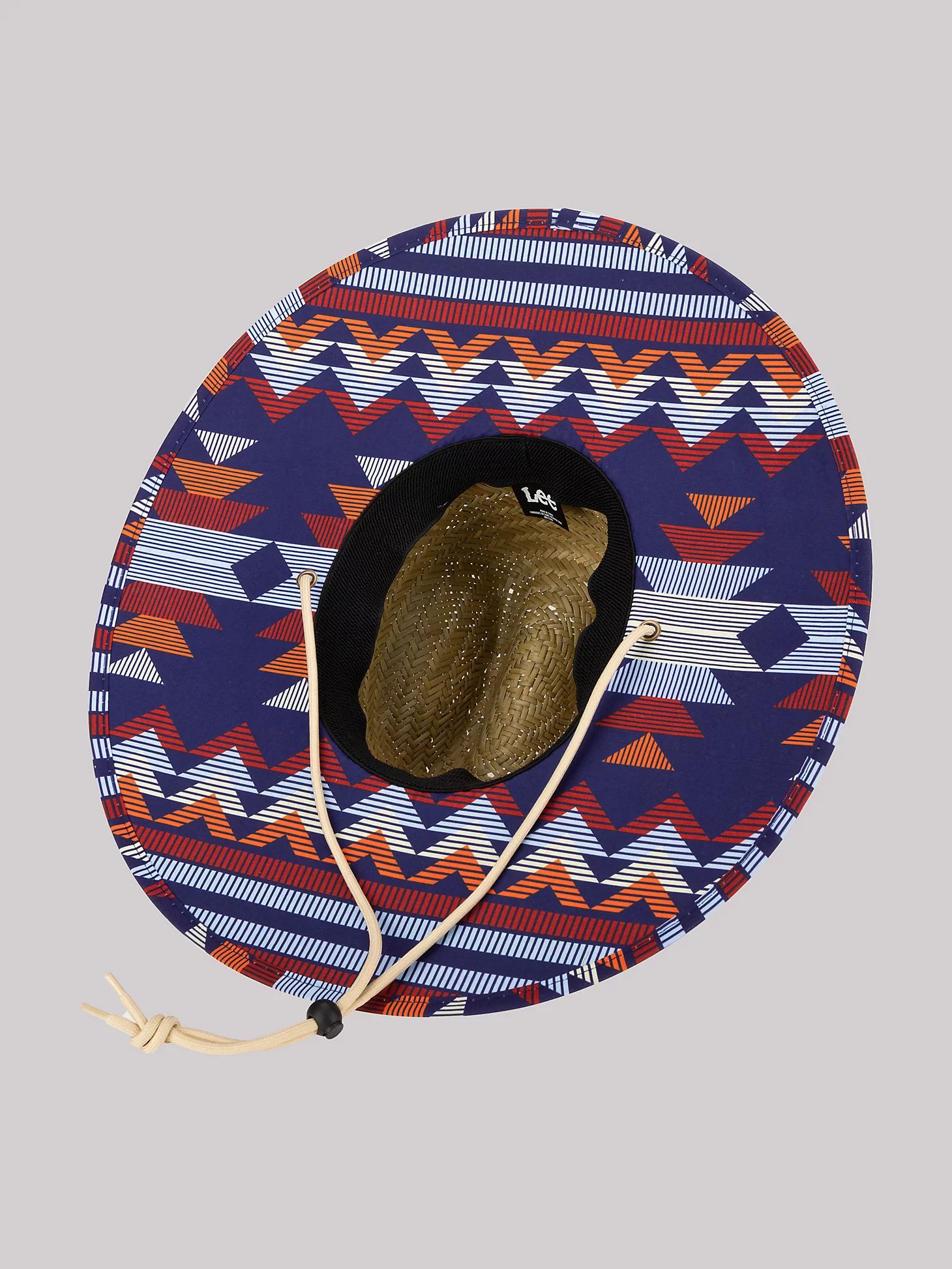 Men's Straw Aztec Lifeguard Hat | Men's Luggage & Accessories | Lee® Product Image