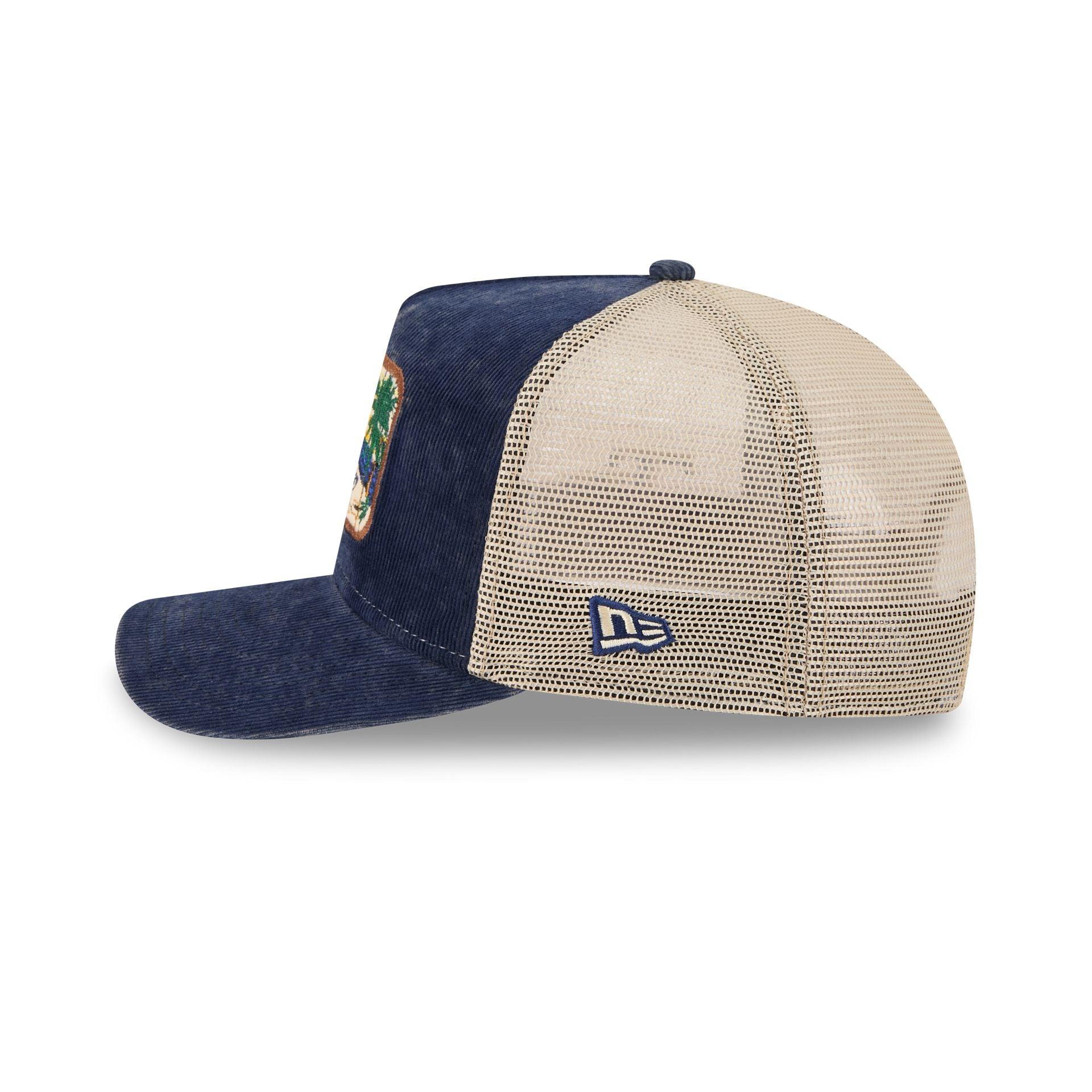 Tampa Bay Rays Vintage Landscape 9FIFTY A-Frame Trucker Hat Male Product Image