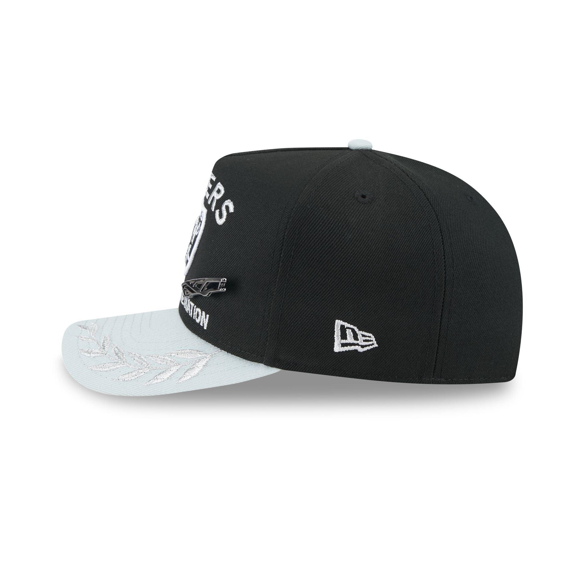 Las Vegas Raiders 2025 Draft Black 59FIFTY A-Frame Fitted Hat Male Product Image