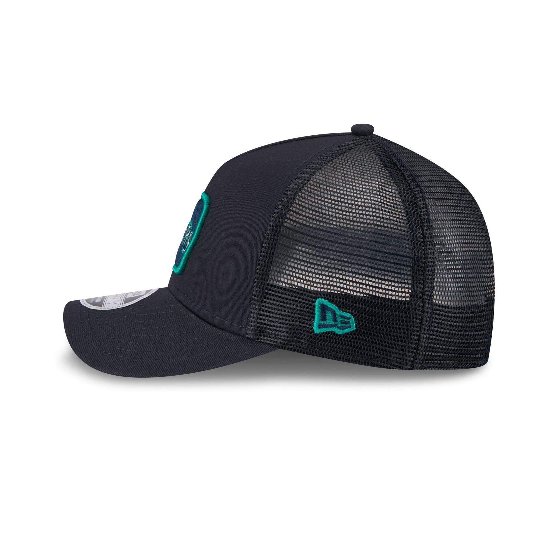 Seattle Mariners Tonal Patch 9FORTY M-Crown A-Frame Trucker Hat Male Product Image