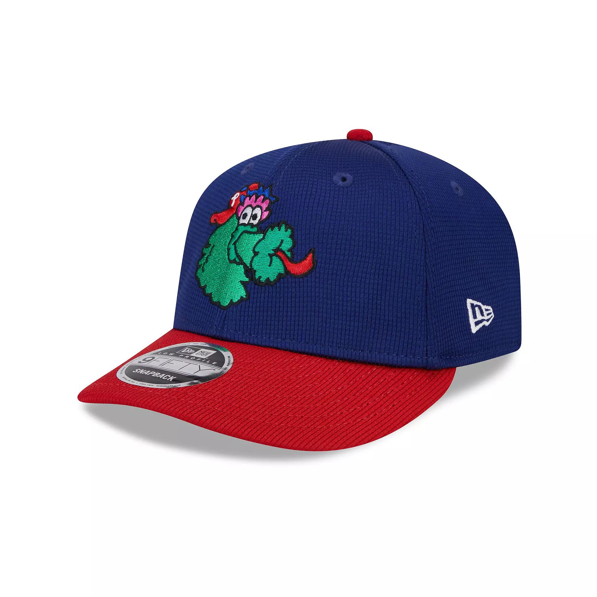 Mens New Era Philadelphia Phillies 2024 Batting Practice Low Profile 9FIFTY Snapback Hat, Blue Product Image