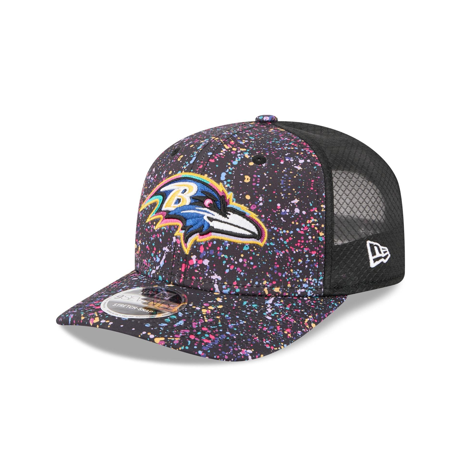 Baltimore Ravens 2025 Crucial Catch 9SEVENTY Trucker Hat Male Product Image