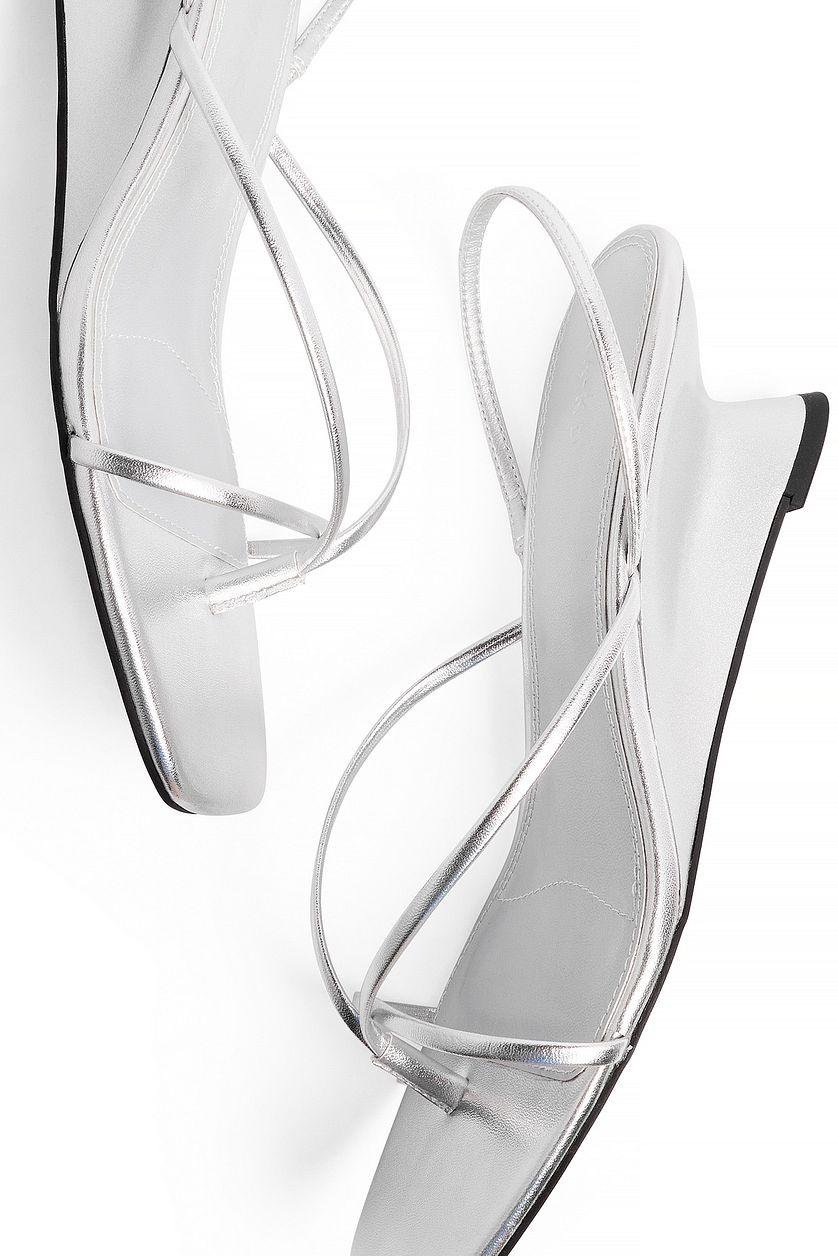 Thong Strap Wedge Heels Product Image