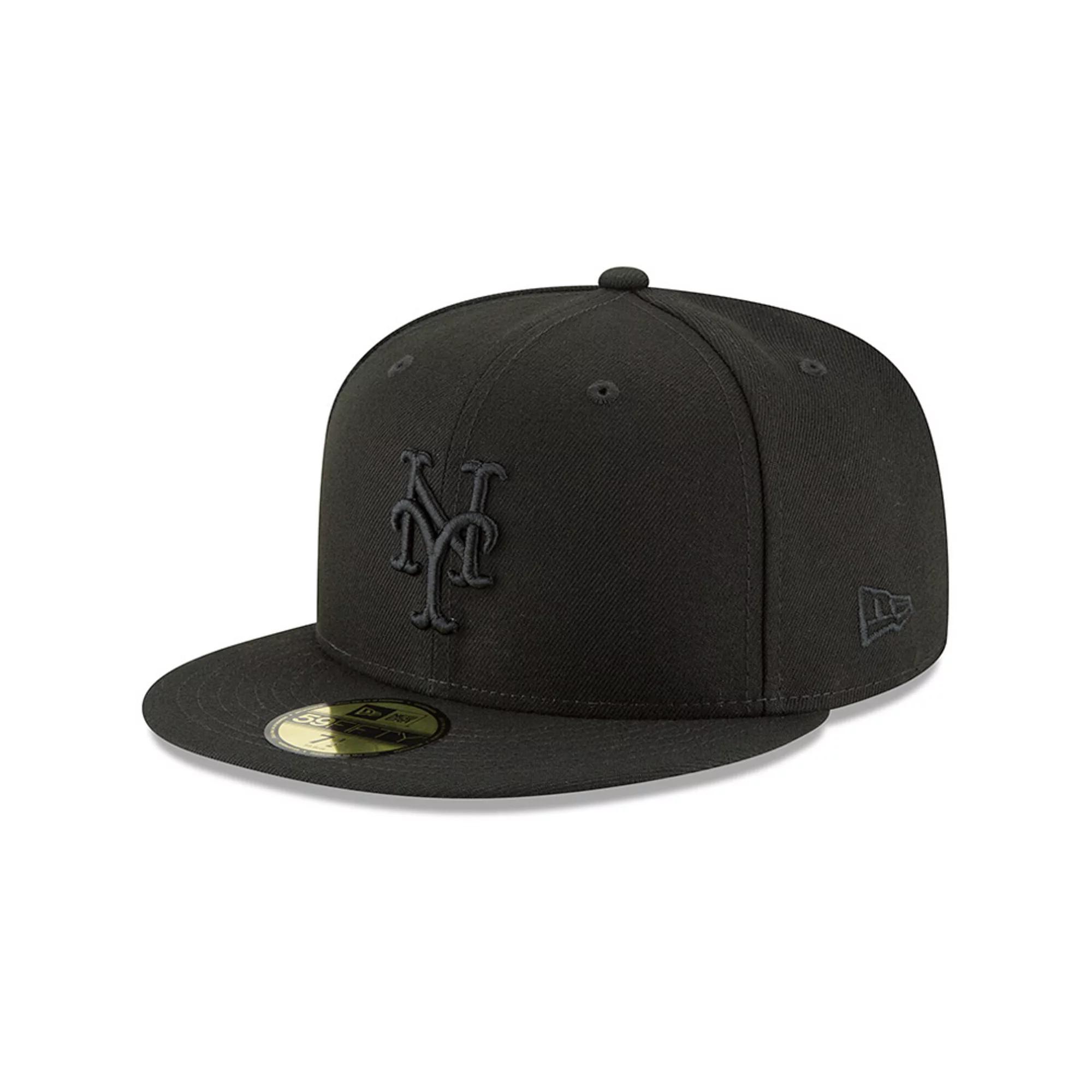 Men's New Era Black Colorado Rockies Primary Logo Basic 59FIFTY Fitted Hat, Size: 7 Product Image