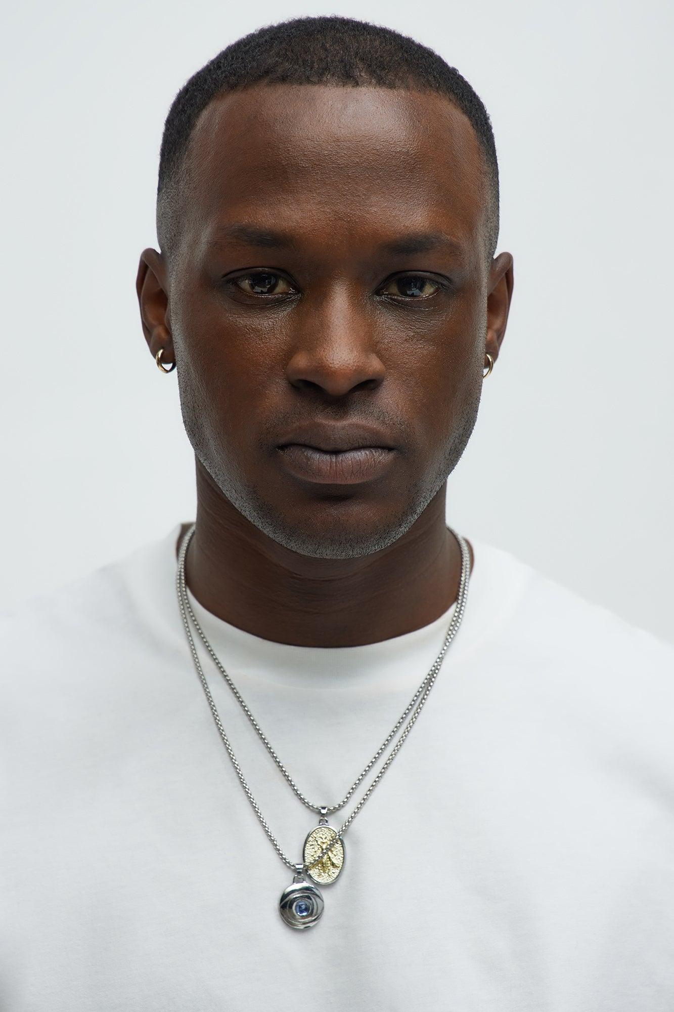 Rosevale 2 Piece Necklace Set - Silver/Multi Product Image