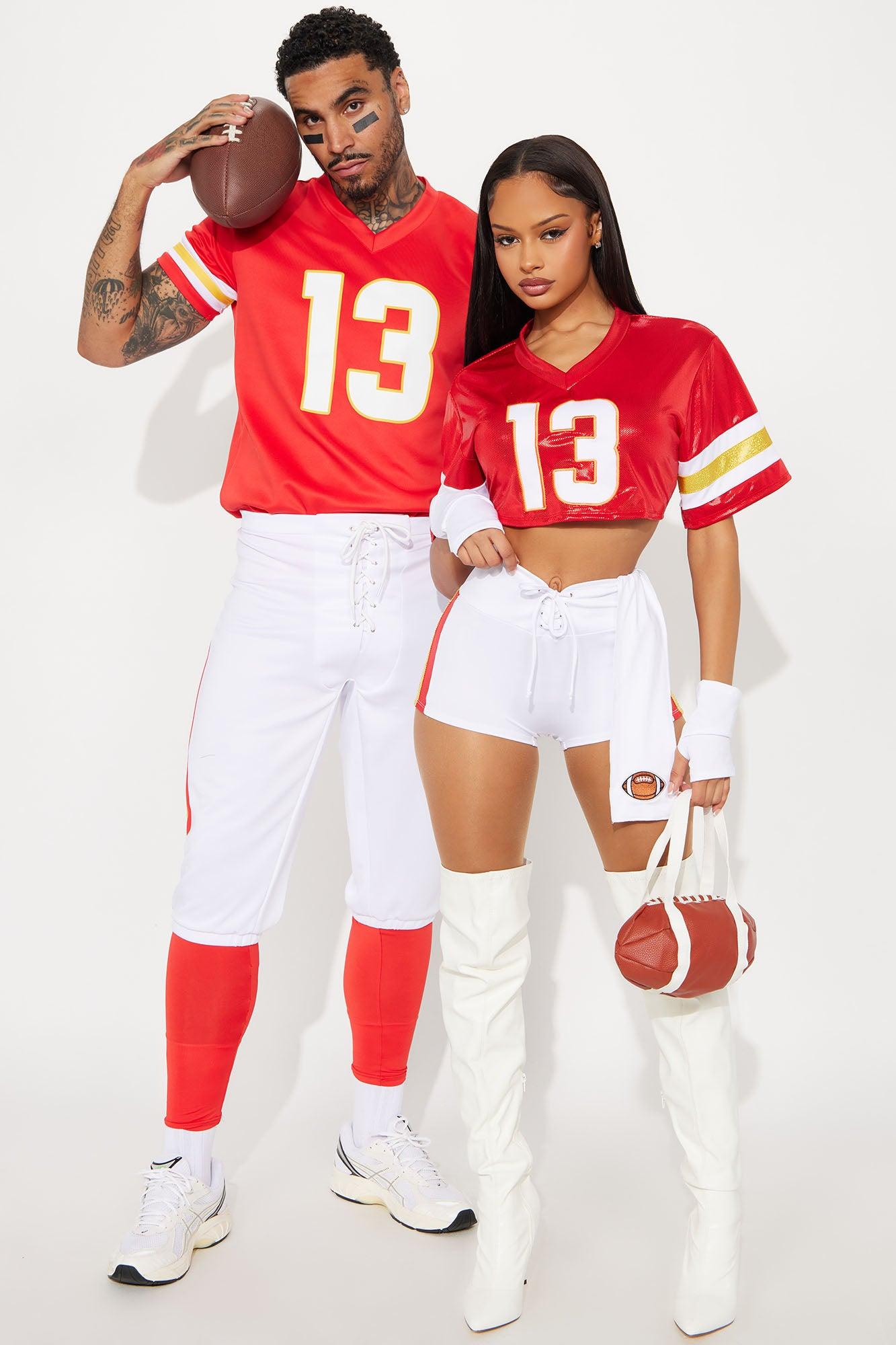 Cheer You On 5 Piece Costume Set - Red/combo Female Product Image