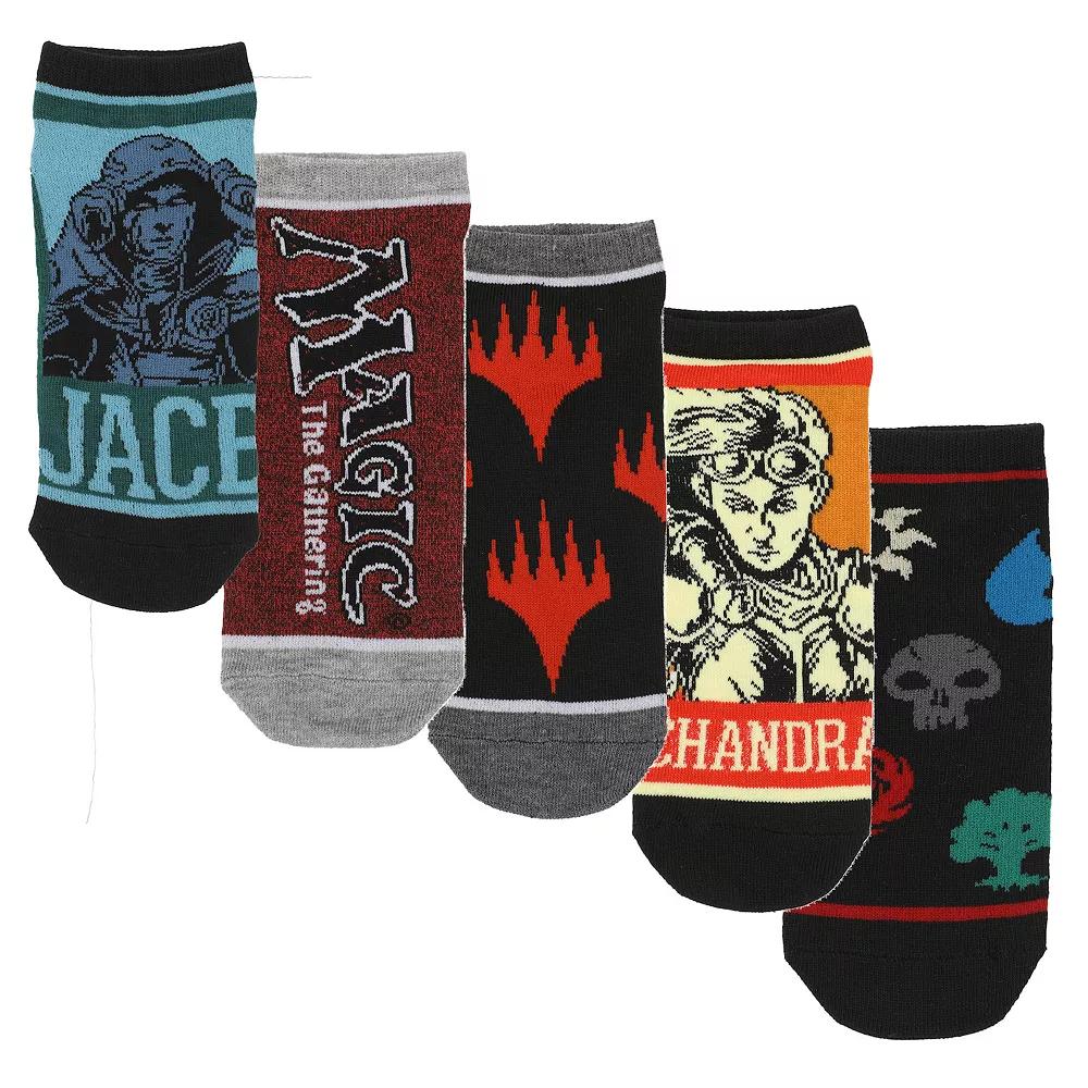 Women's Magic The Gathering 5-Pack Ankle Socks, Size: 5-10, Multi Product Image