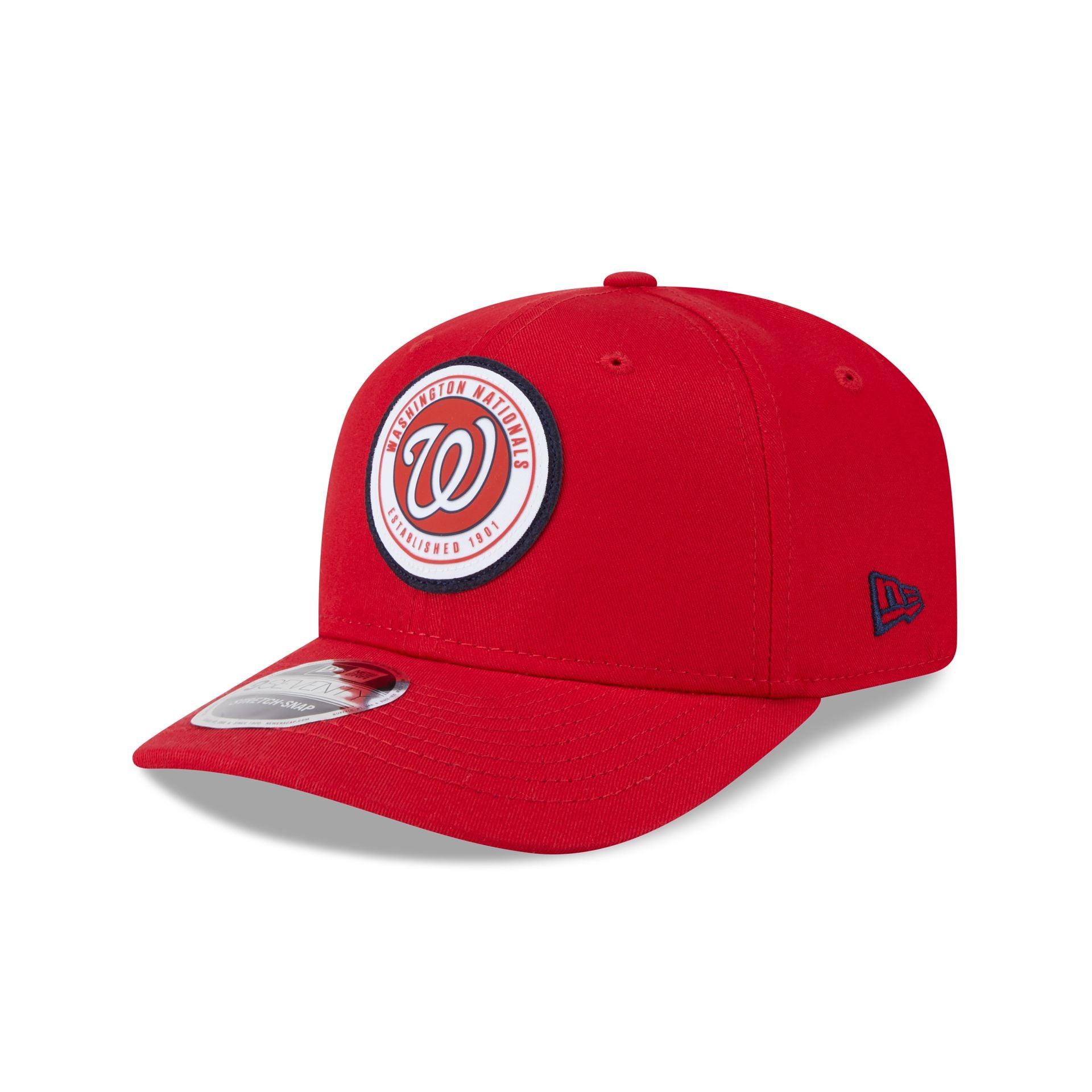 Washington Nationals Circle Patch 9SEVENTY Stretch-Snap Hat Male Product Image