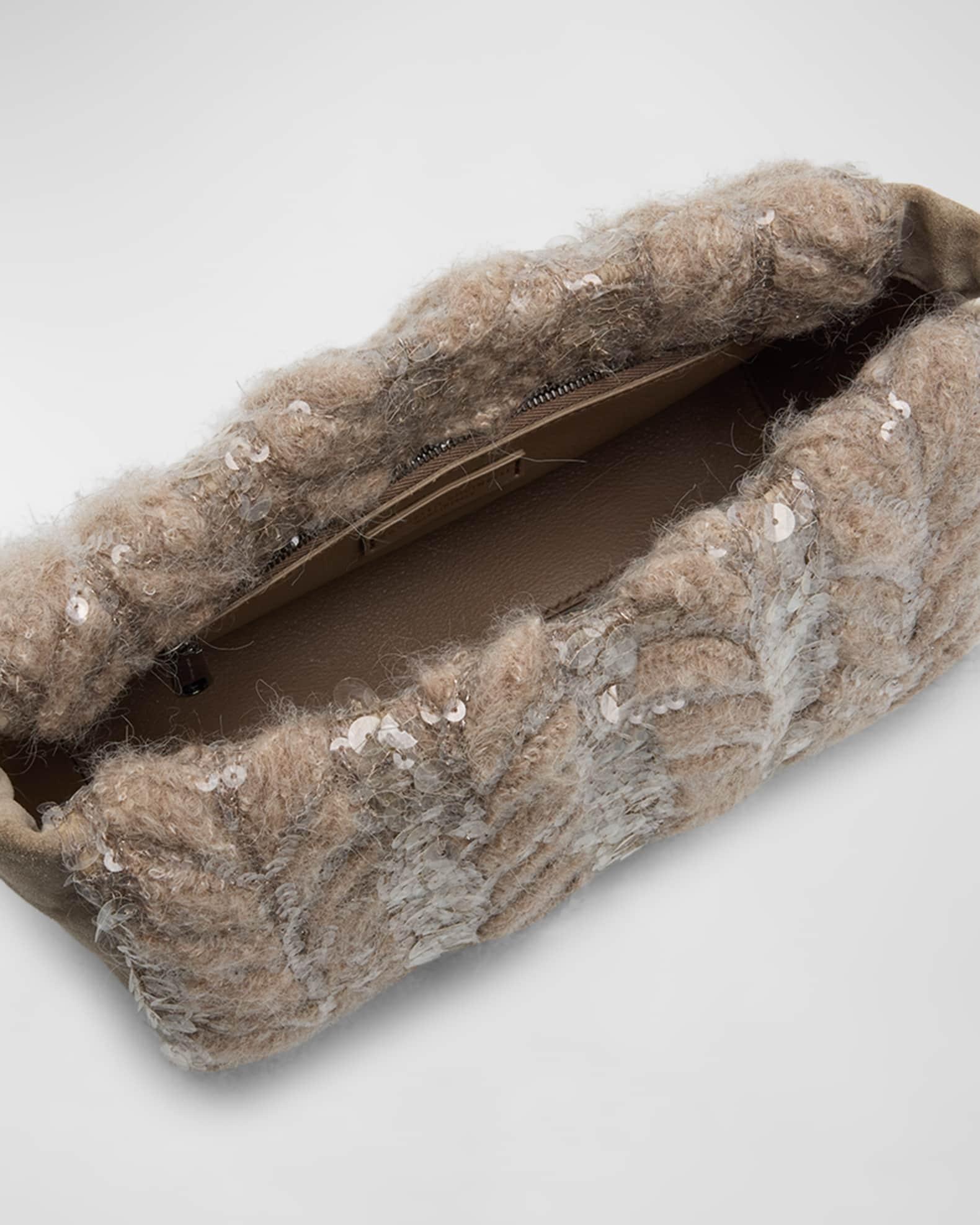 Sequined Opera Knit Clutch Bag Product Image