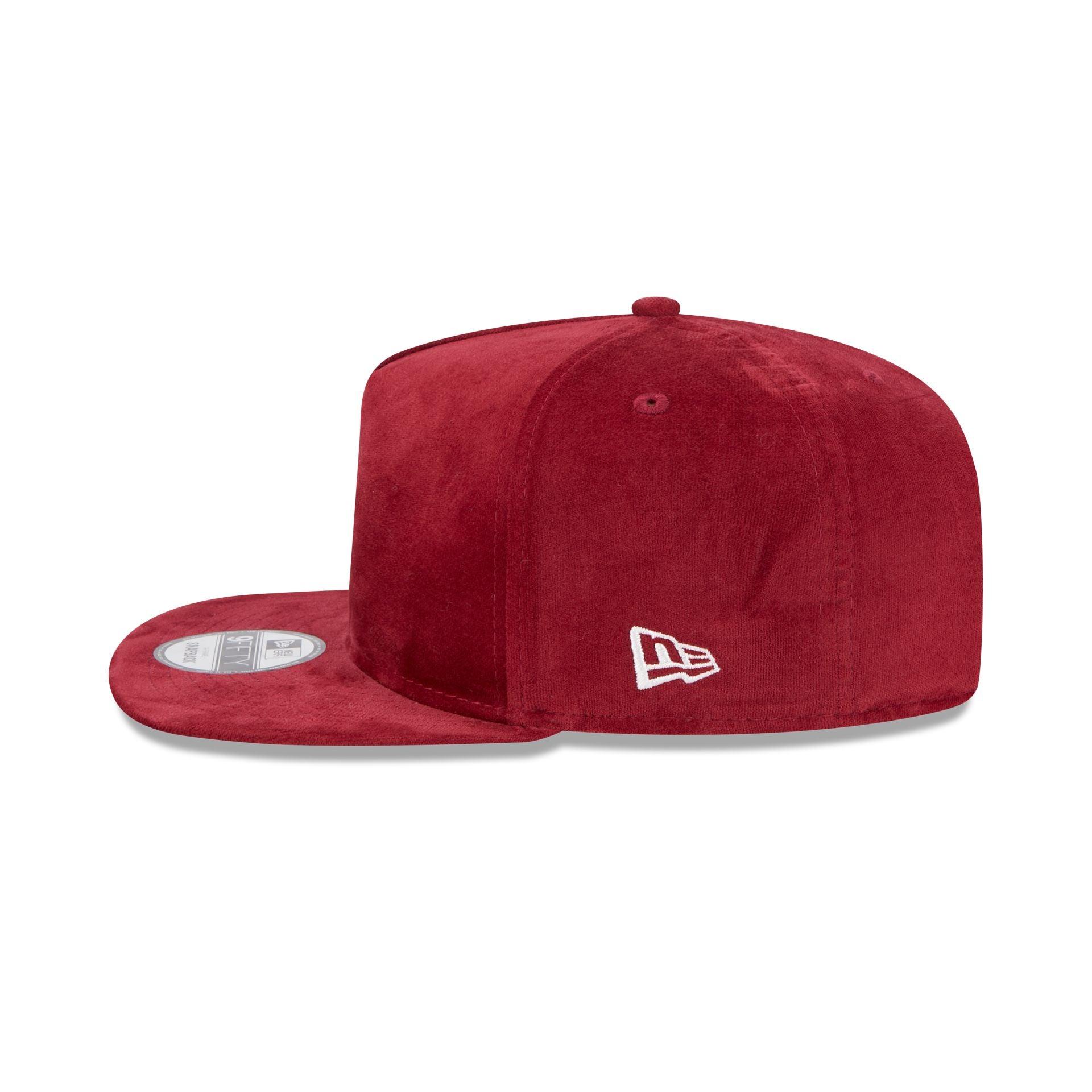 New Era Cap Dark Red Velvet 9FIFTY A-Frame Snapback Hat Male Product Image